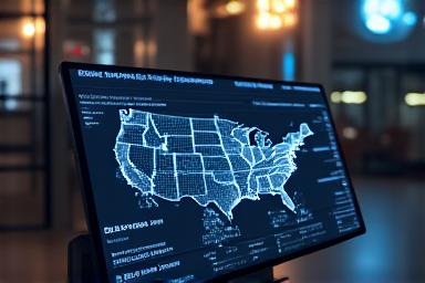 User interface of a logistics tracking application showing maps and charts